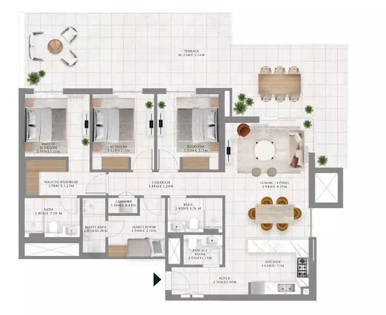 Unit floor plan image
