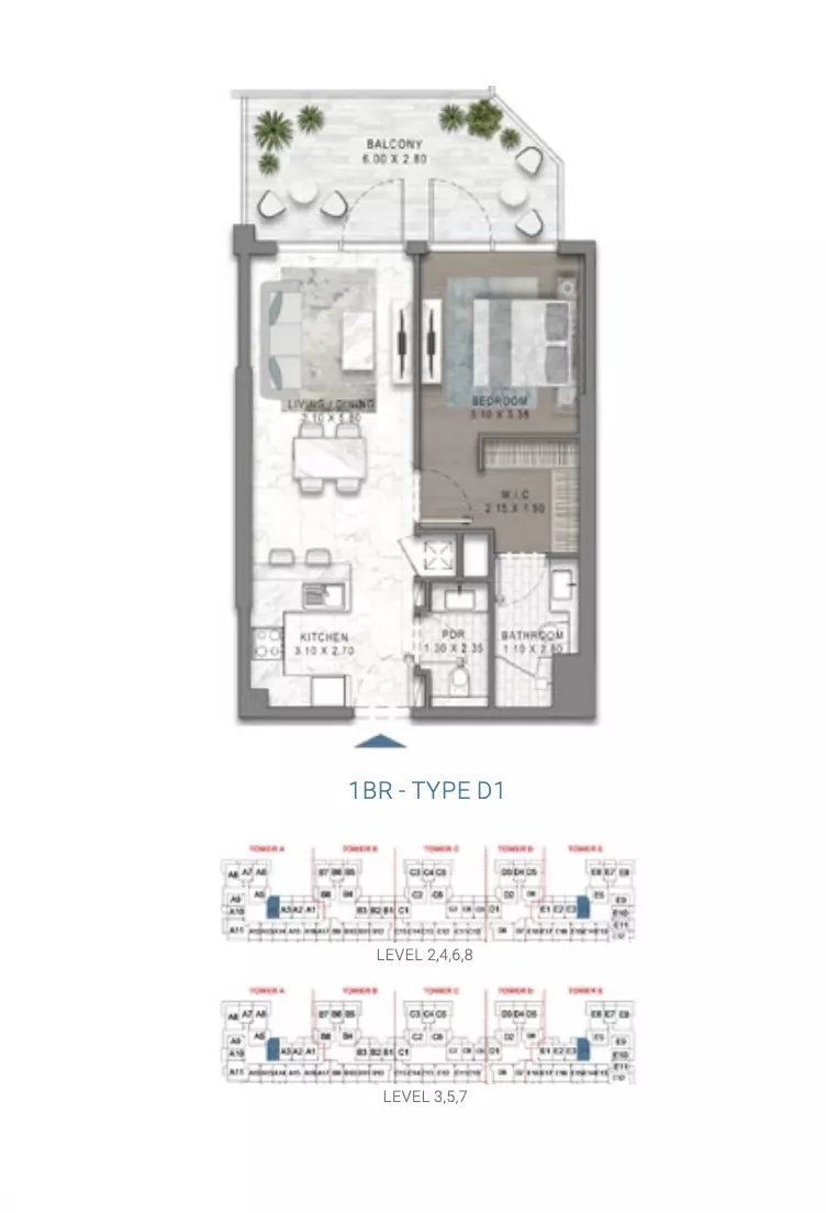 Unit floor plan image
