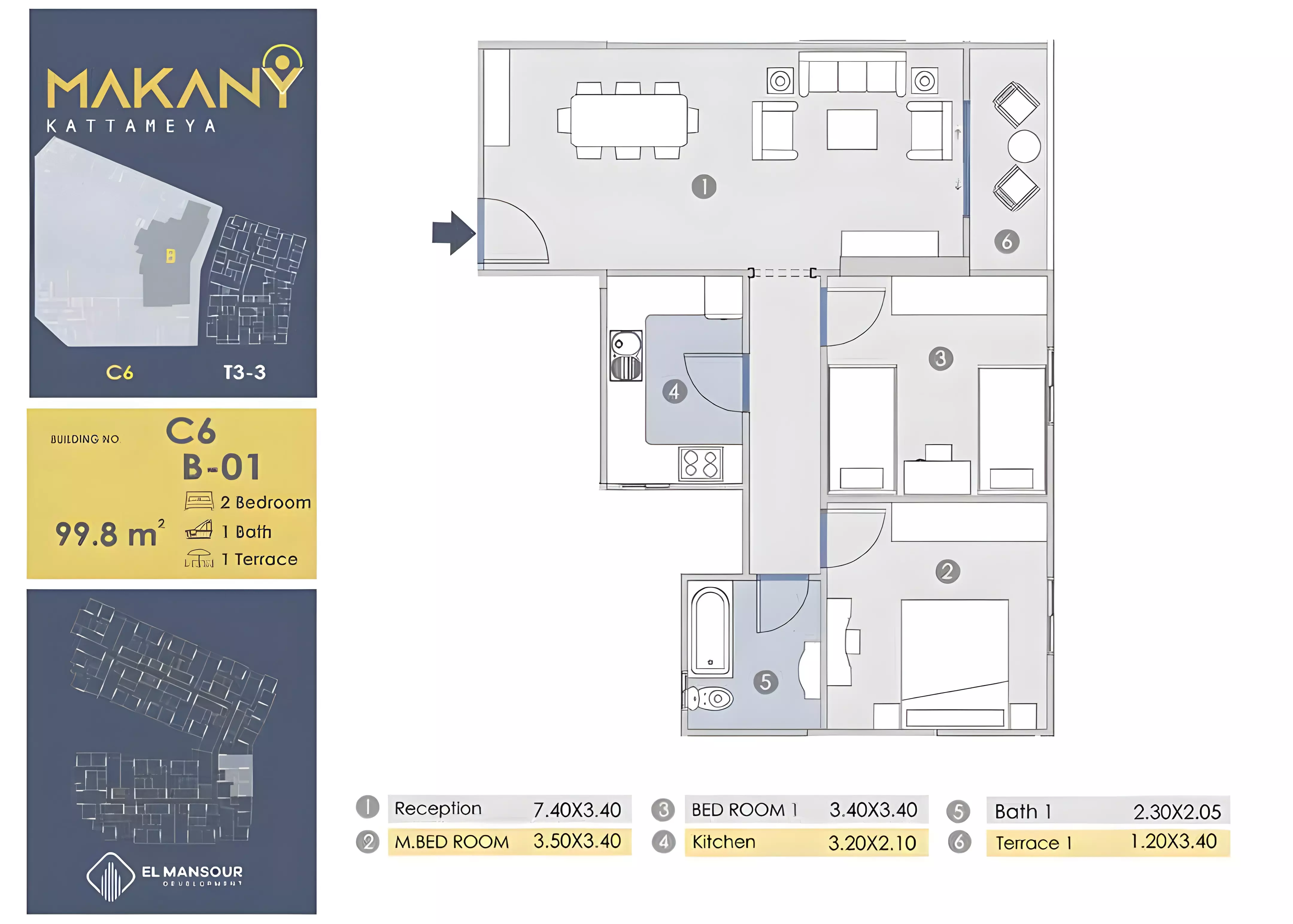 صورة مخطط ارضية الوحدة