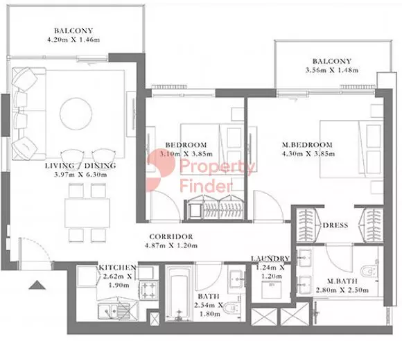 Seagate Type 31 Building 4 Unit 2,5 Level 2-4, 2 beds