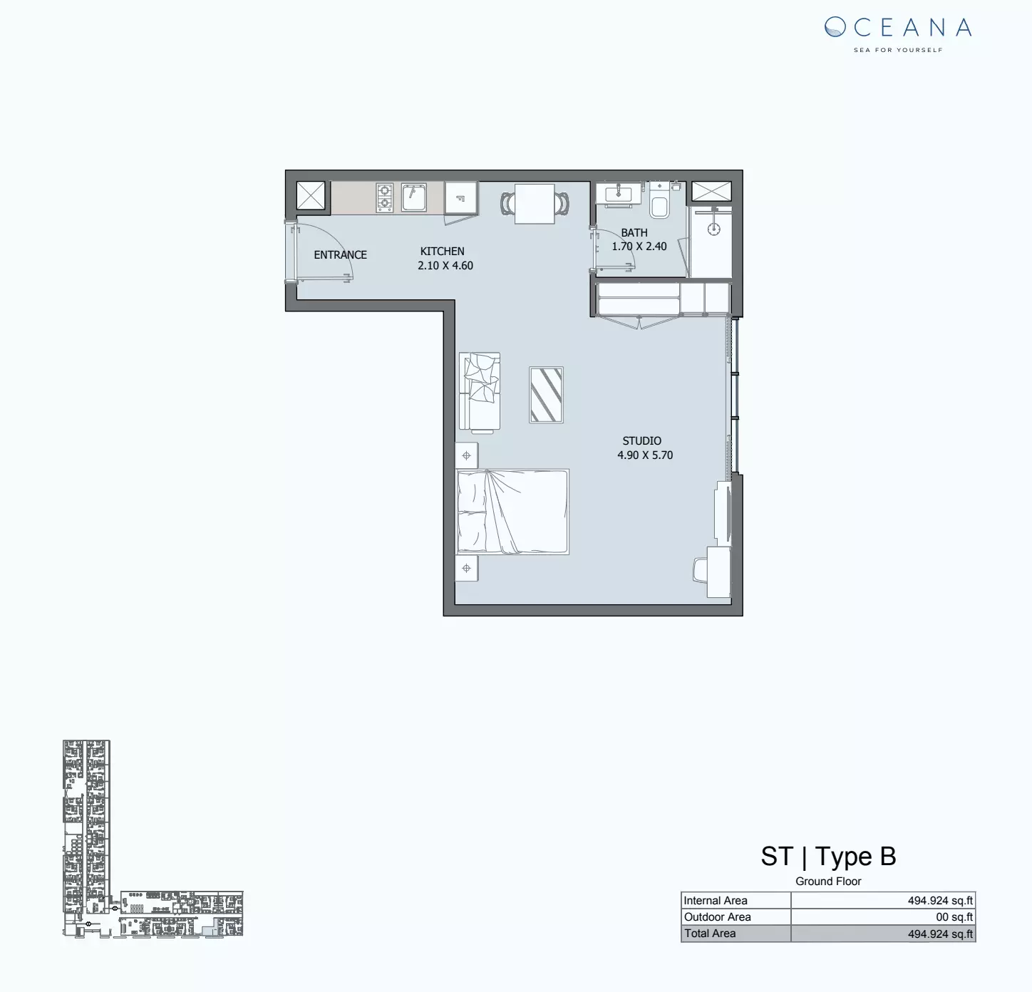 Unit floor plan image