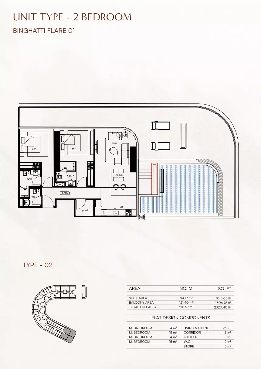 Unit floor plan image