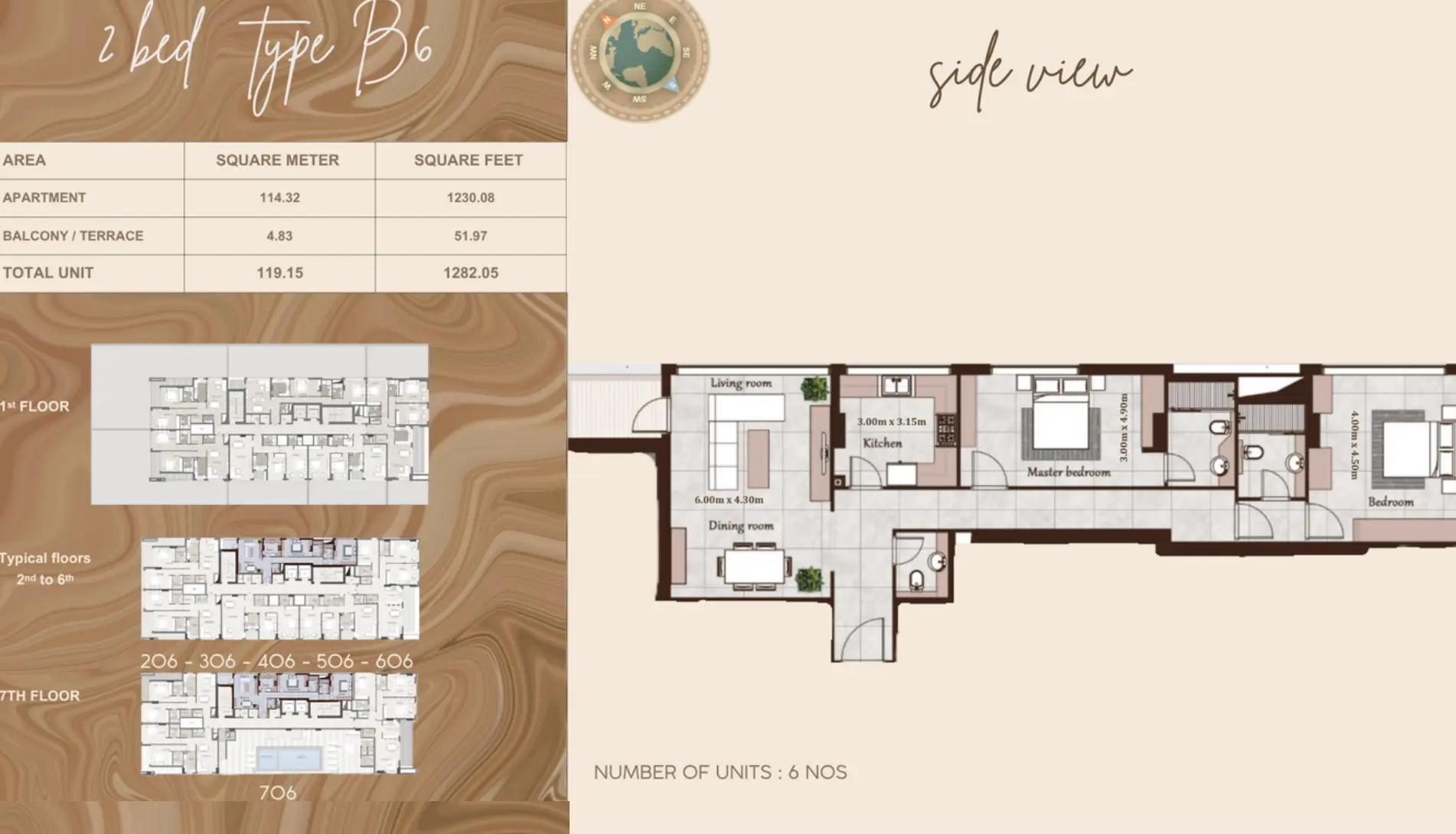 Maison Cannelle Residences - Type B6 Floor Plan