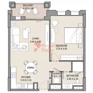 Asayel Type A, 1 bed
