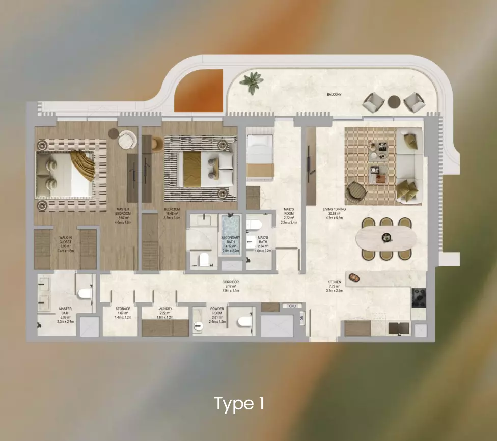 Unit floor plan image
