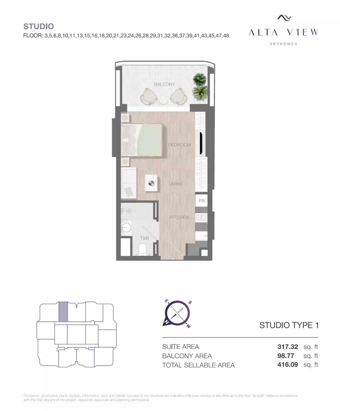 Unit floor plan image