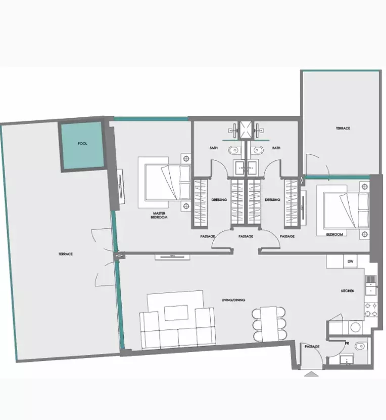 Unit floor plan image