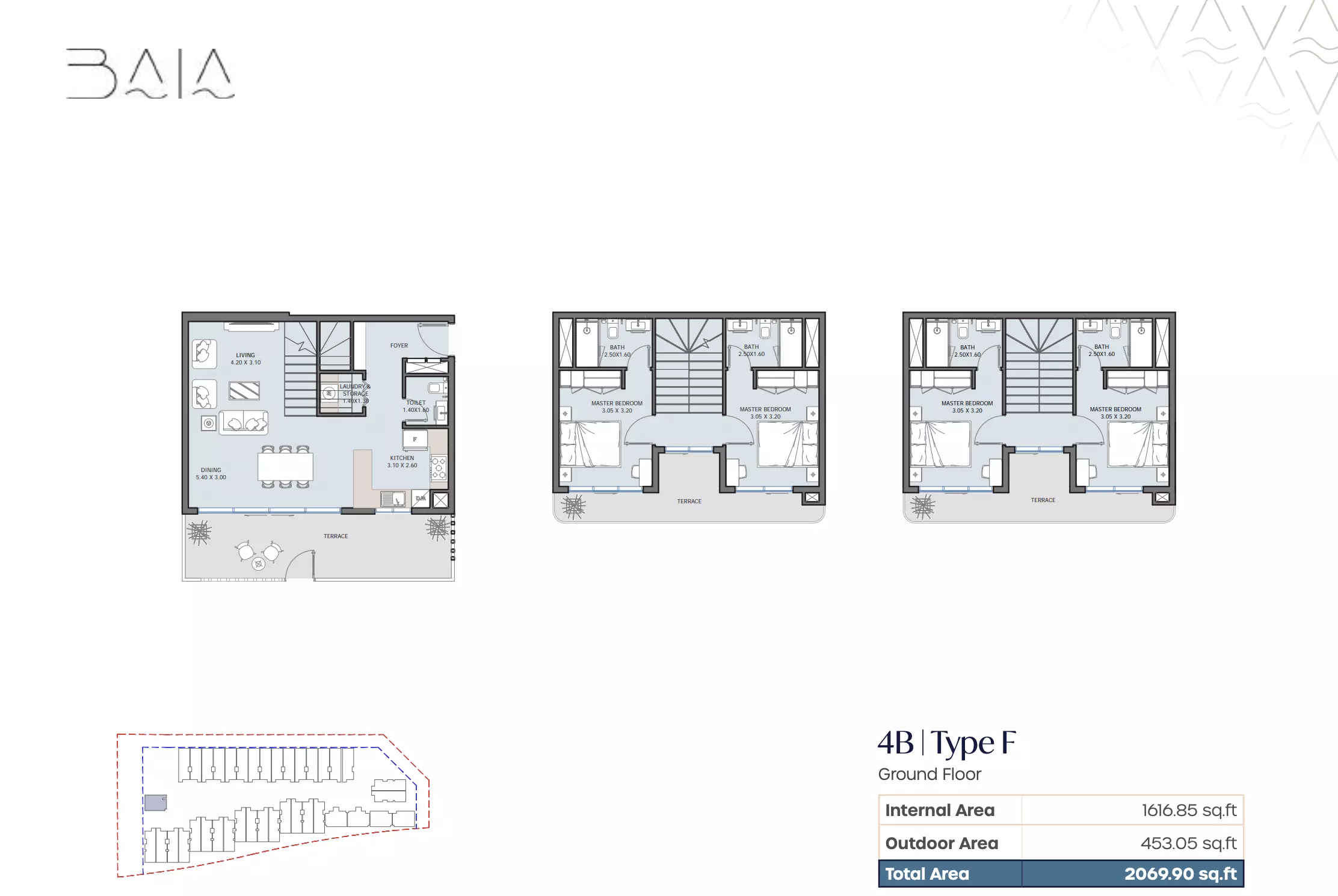 صورة مخطط ارضية الوحدة