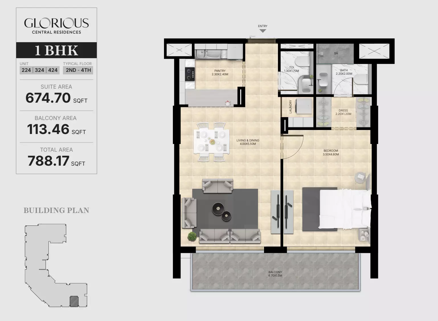 Unit floor plan image