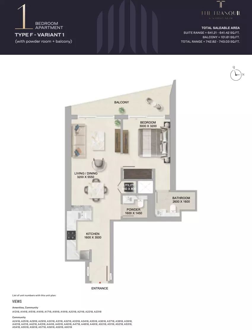Unit floor plan image