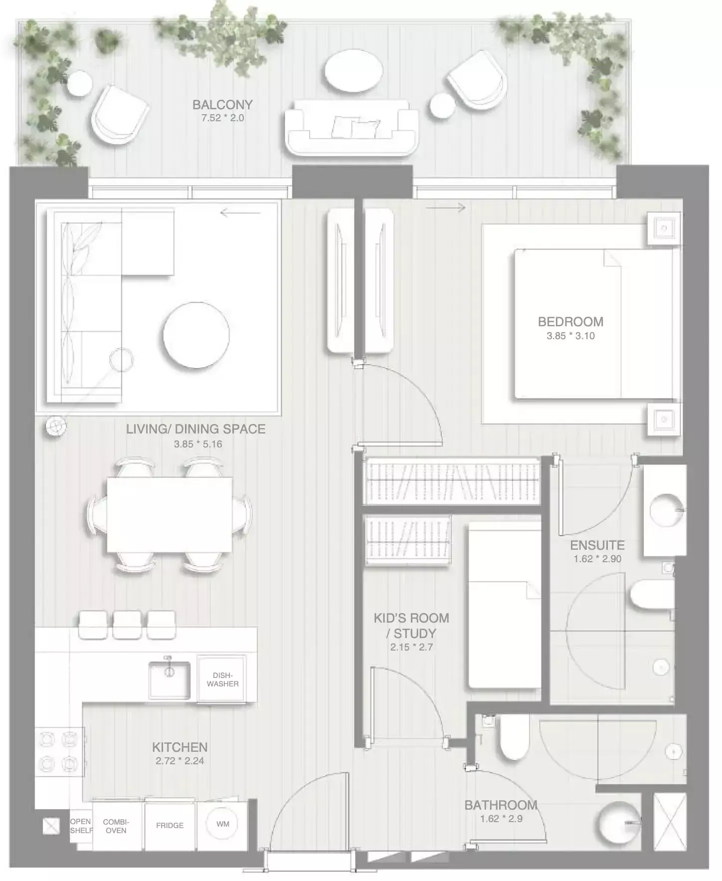 Unit floor plan image