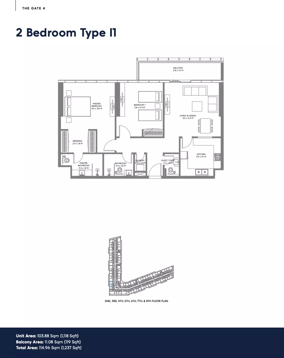 Unit floor plan image