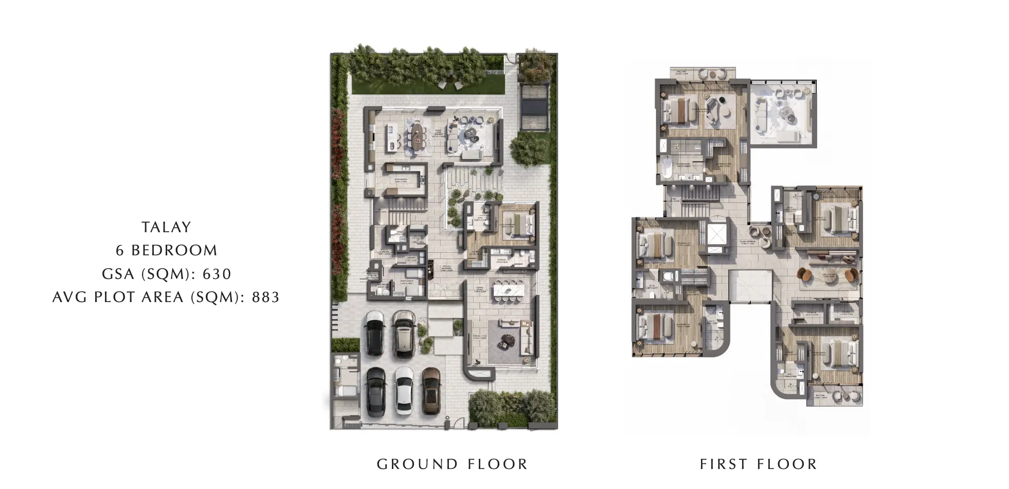 Talay — 6BR floor plan