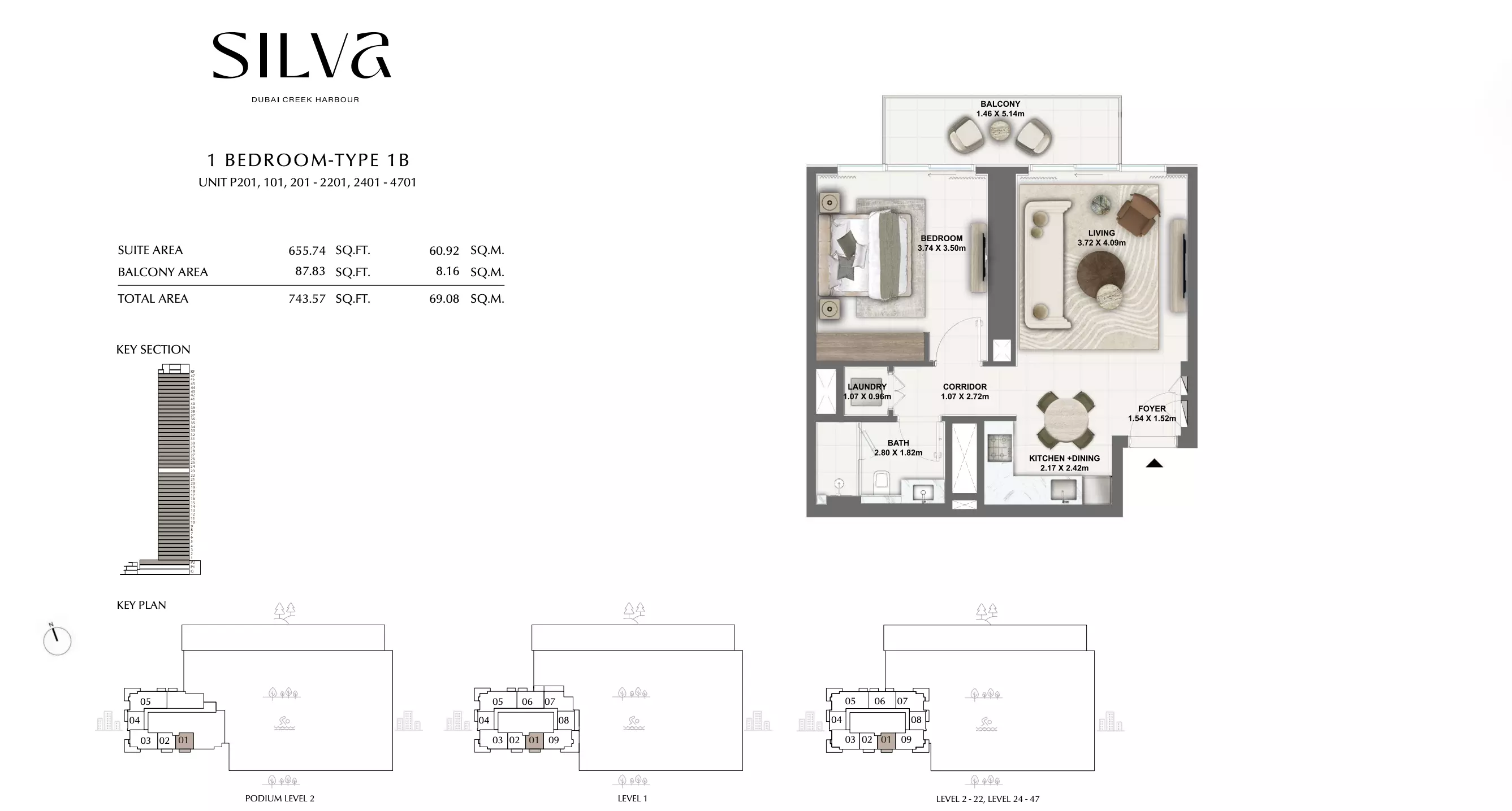 Unit floor plan image