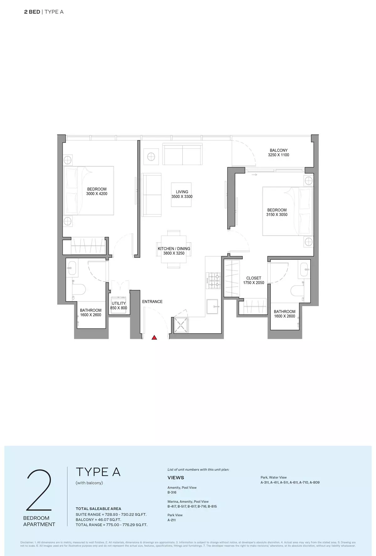 Unit floor plan image