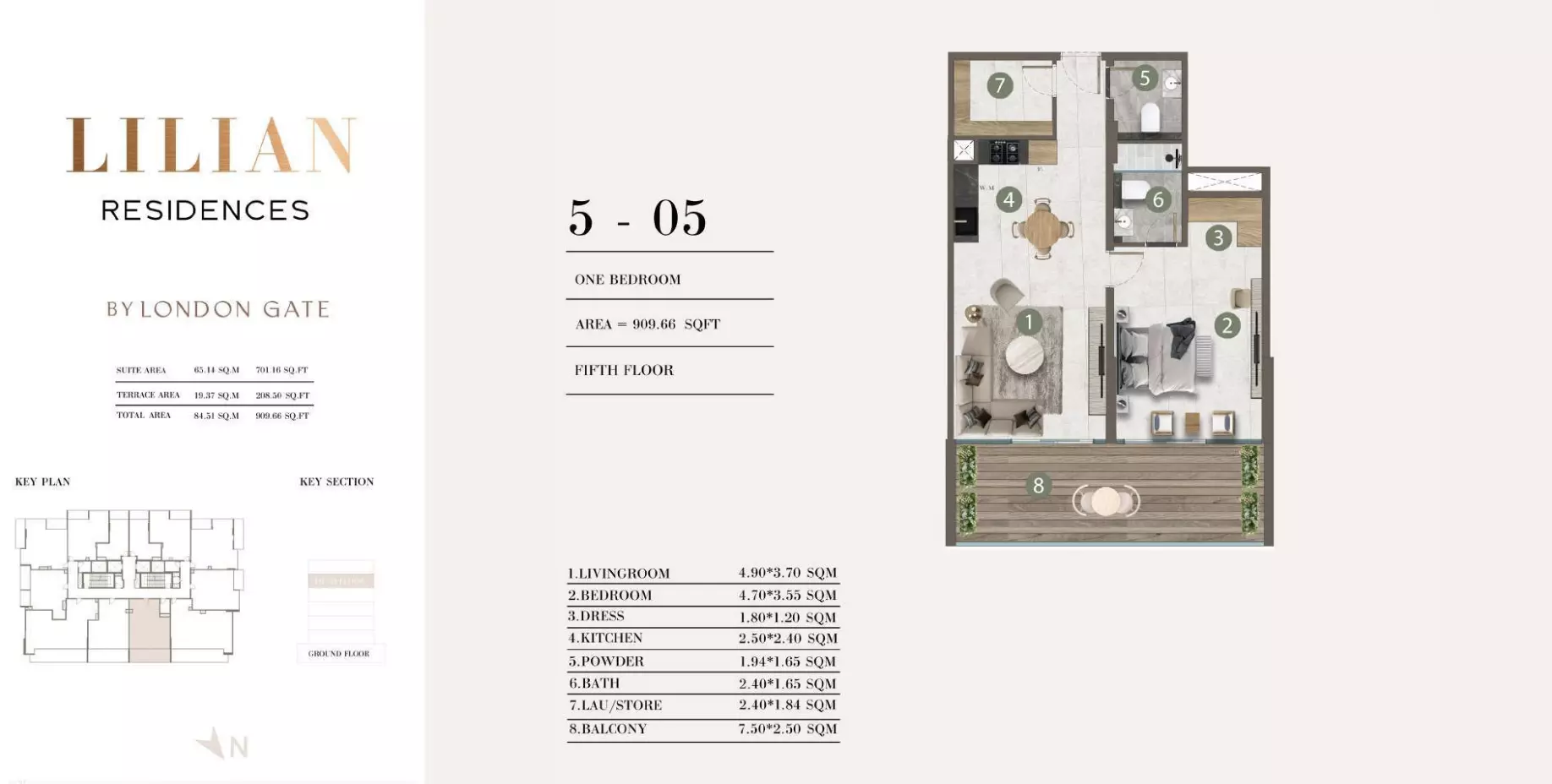 Unit floor plan image
