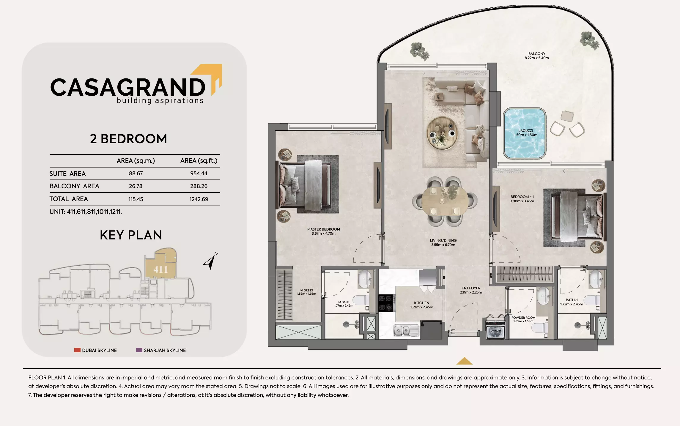 Unit floor plan image