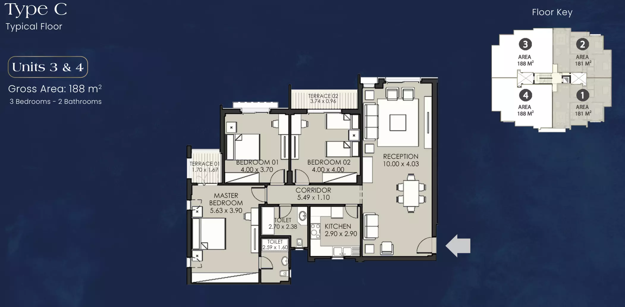 صورة مخطط ارضية الوحدة