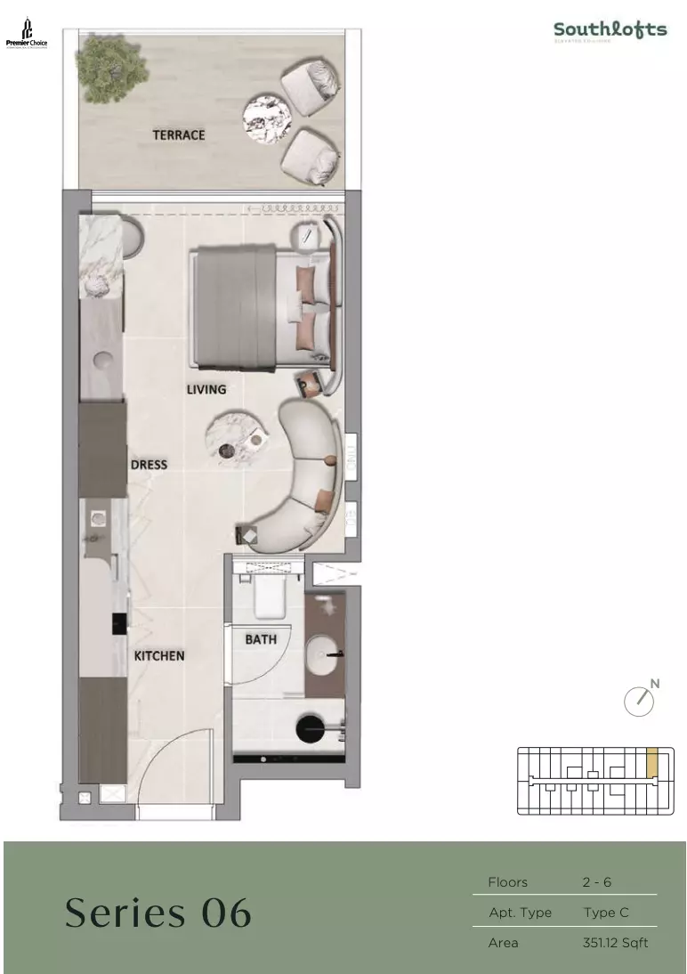Unit floor plan image
