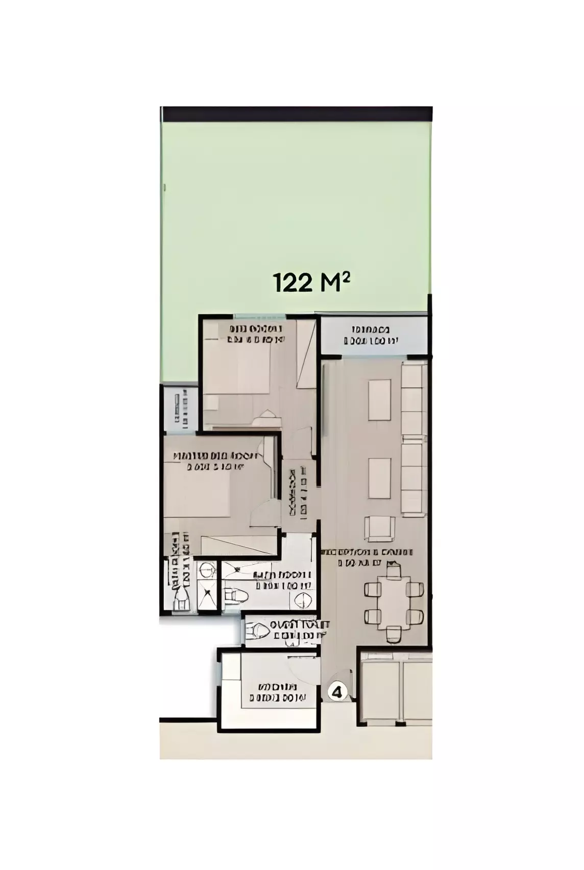 Unit floor plan image
