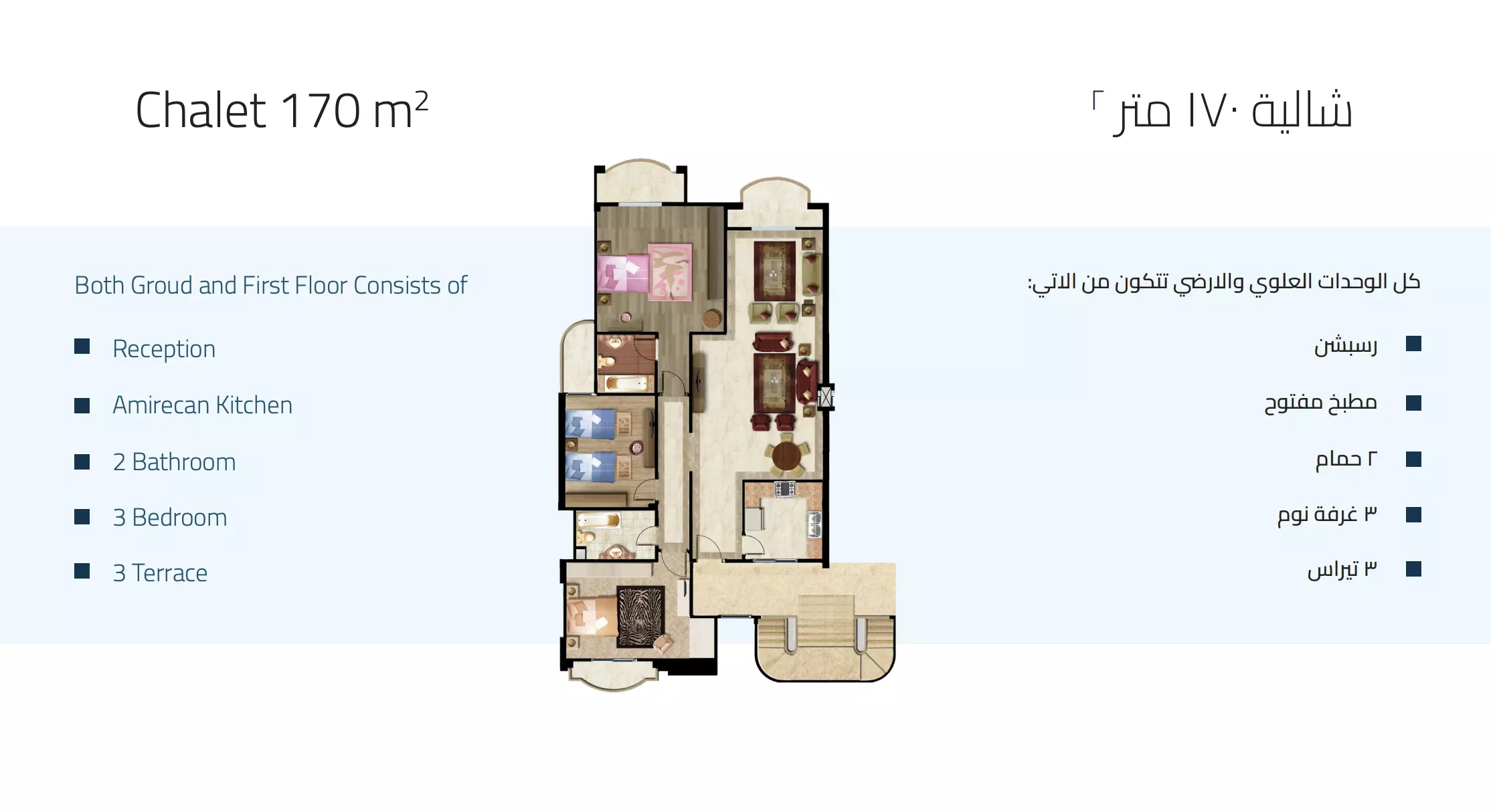 صورة مخطط ارضية الوحدة