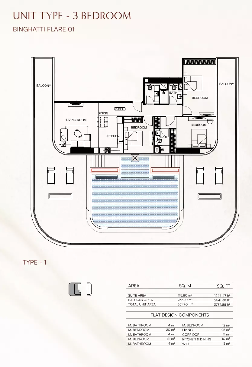 Unit floor plan image