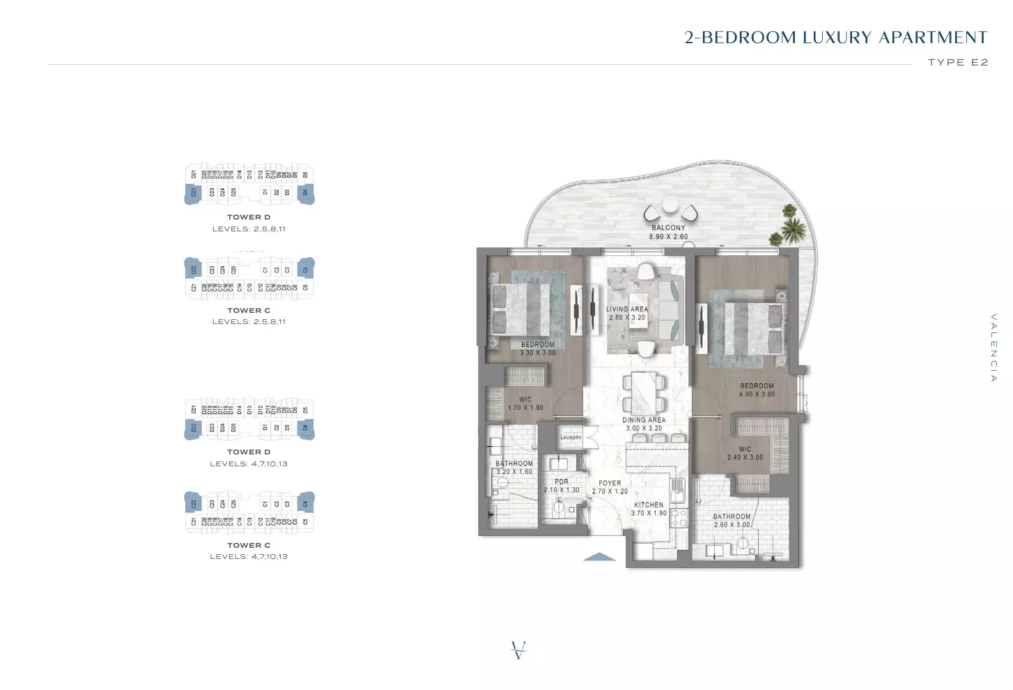 Unit floor plan image