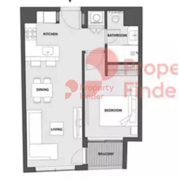 15 Northside Tower B Unit 704, Seventh Floor, 1 bed