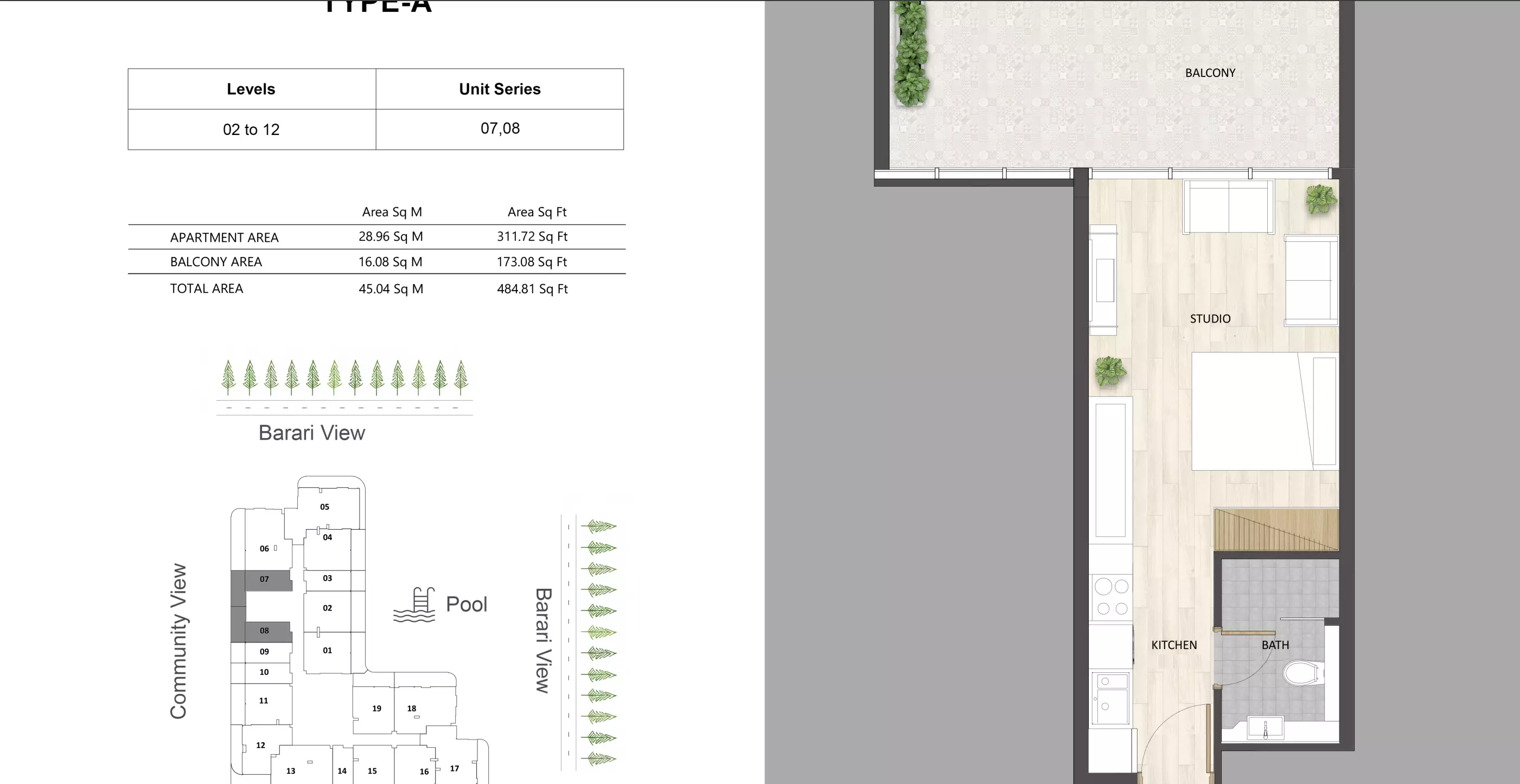 Unit floor plan image