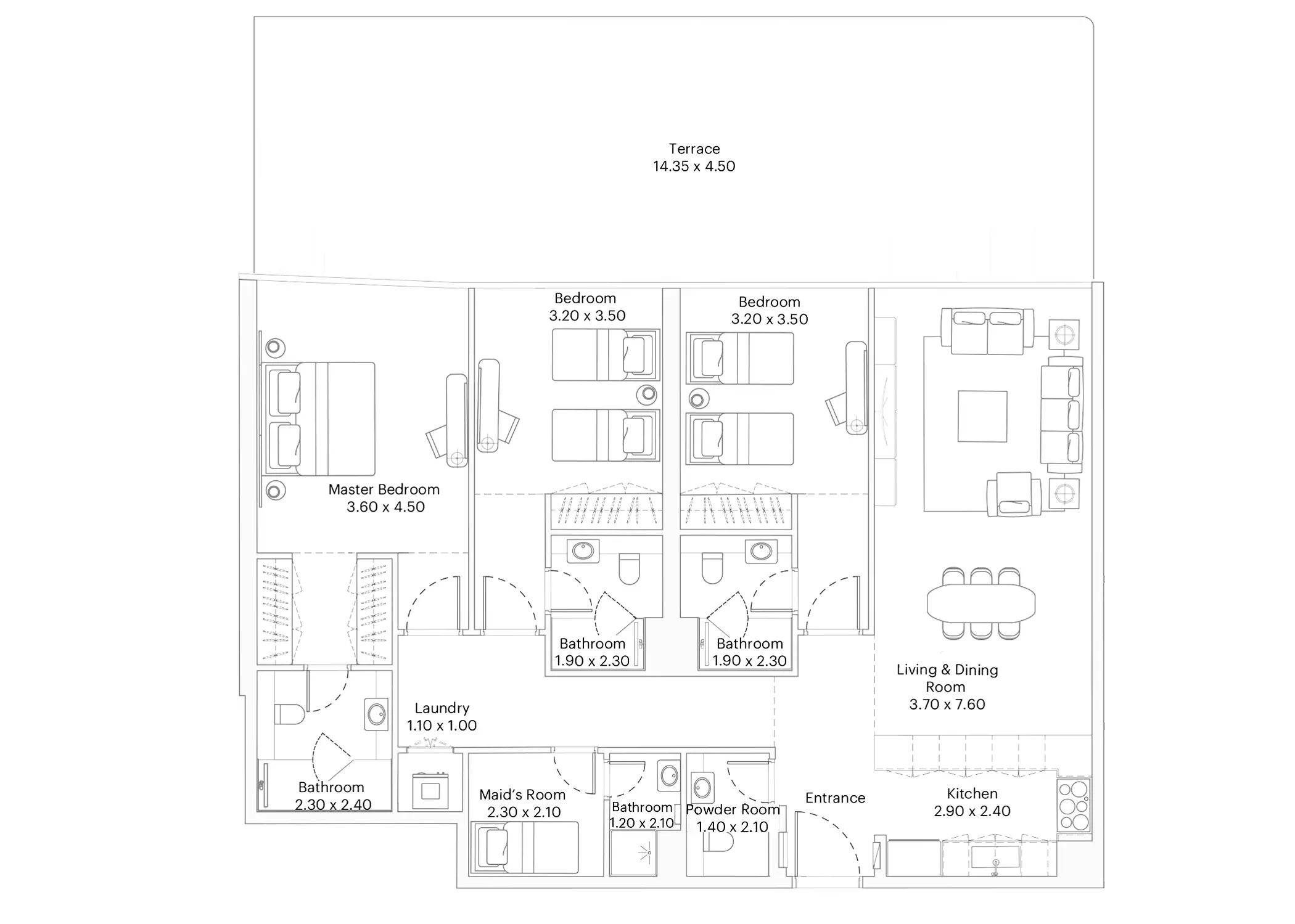 Unit floor plan image