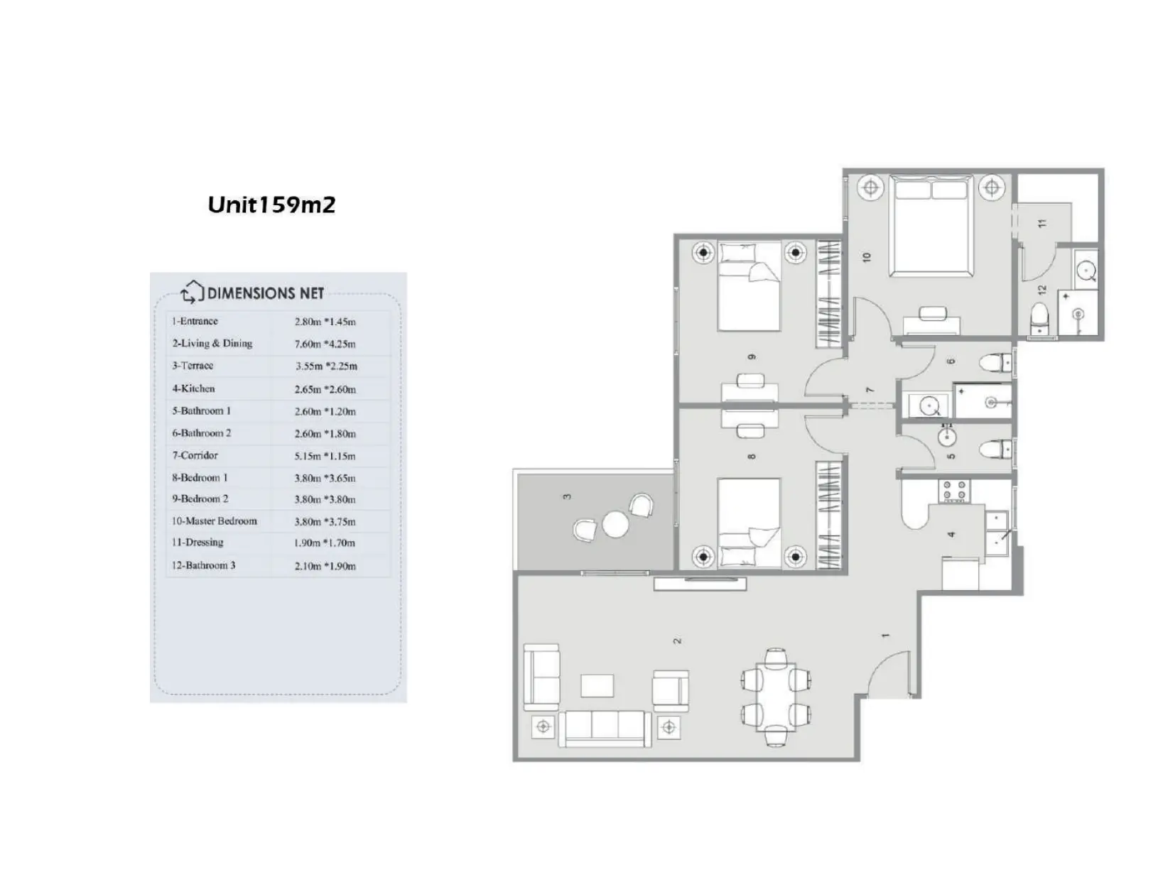 Unit floor plan image