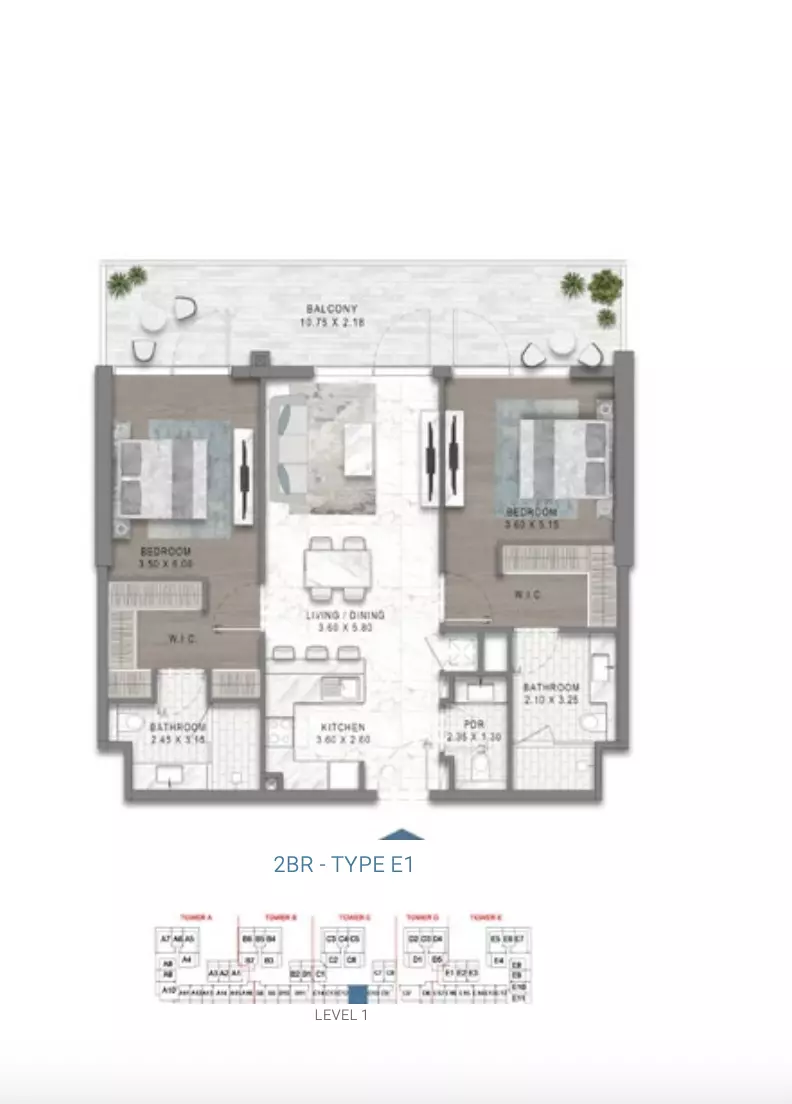 Unit floor plan image