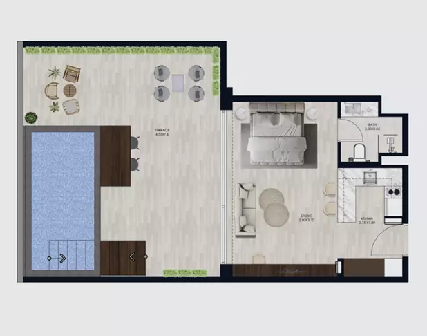 Unit floor plan image