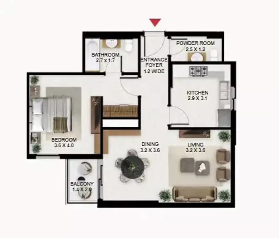Unit floor plan image