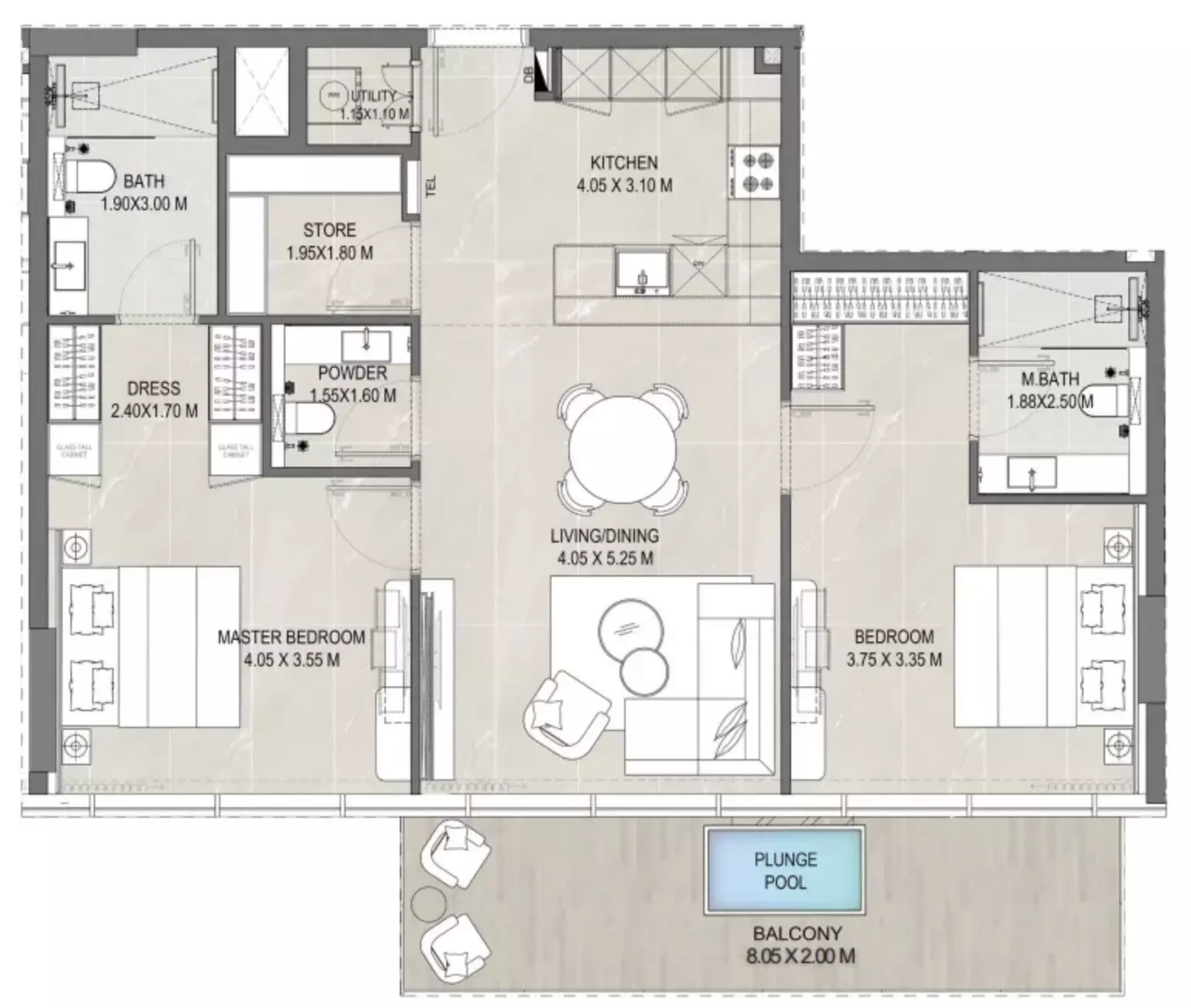 Unit floor plan image