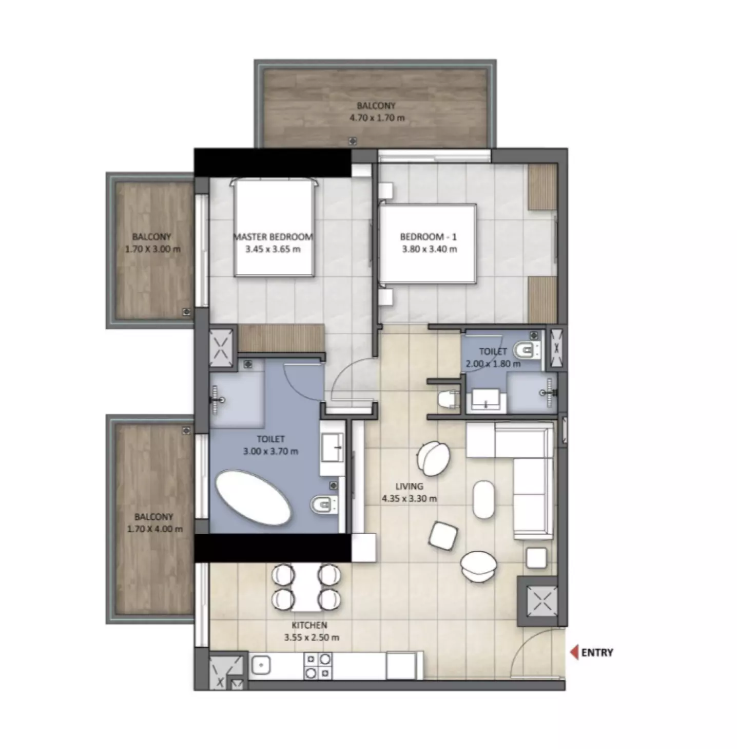 صورة مخطط ارضية الوحدة