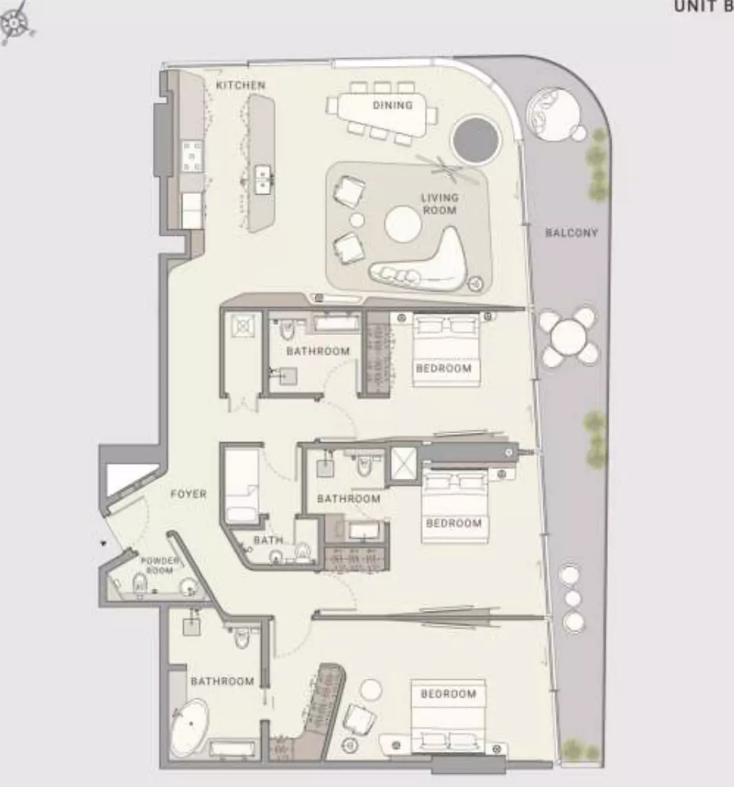 Unit floor plan image