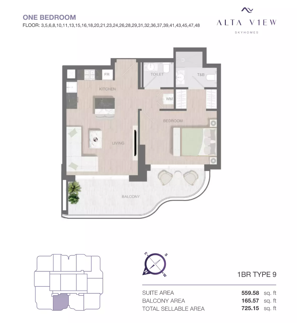 Unit floor plan image