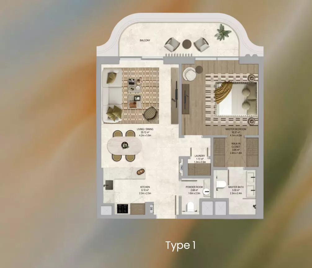 Unit floor plan image