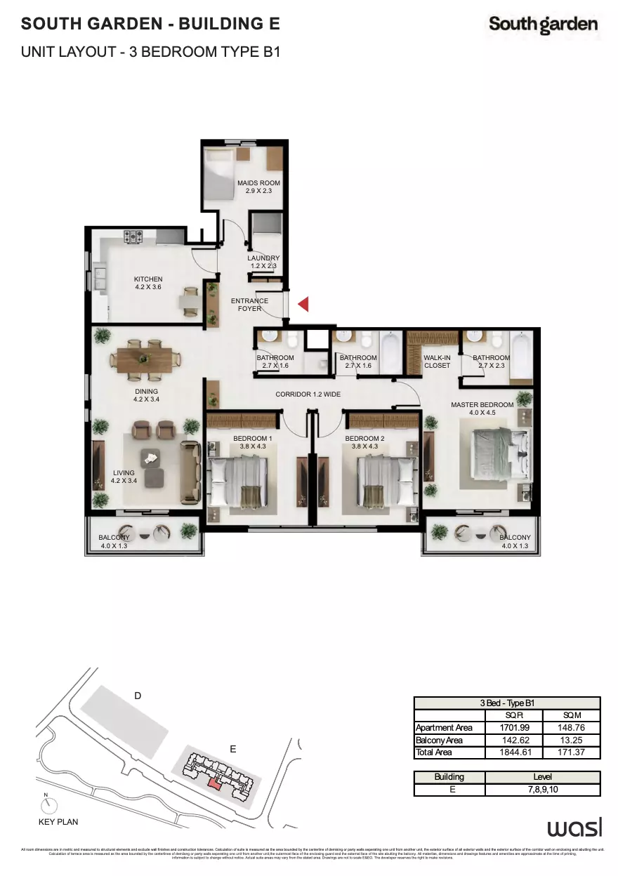 Unit floor plan image