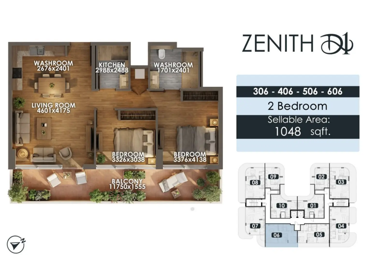 Unit floor plan image