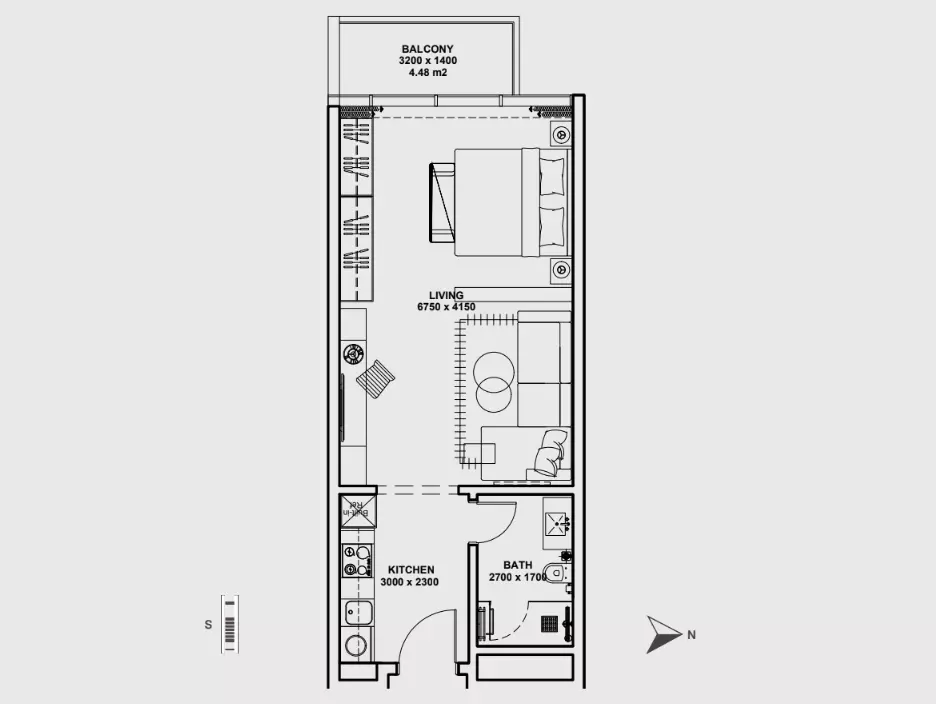Unit floor plan image