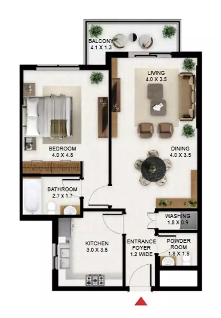 Unit floor plan image