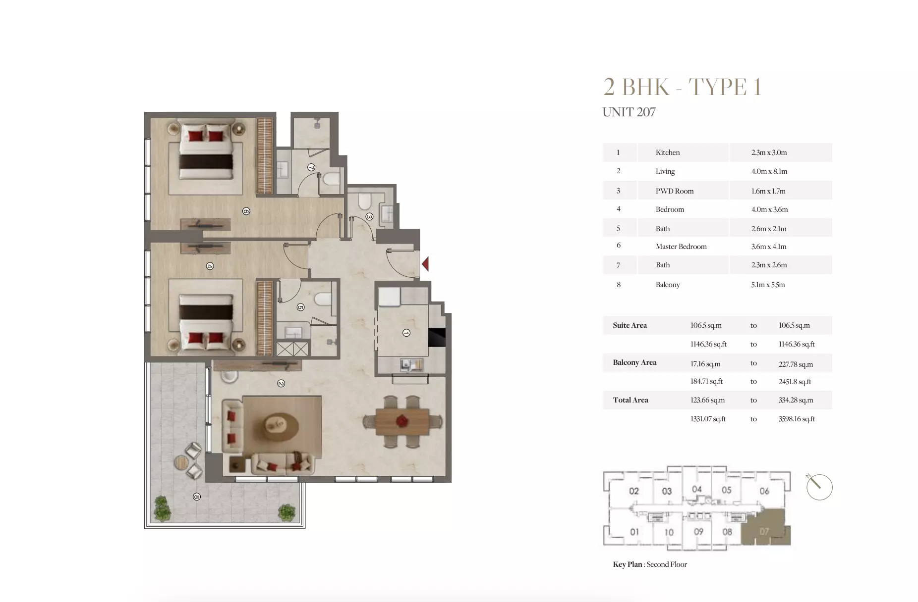 Unit floor plan image