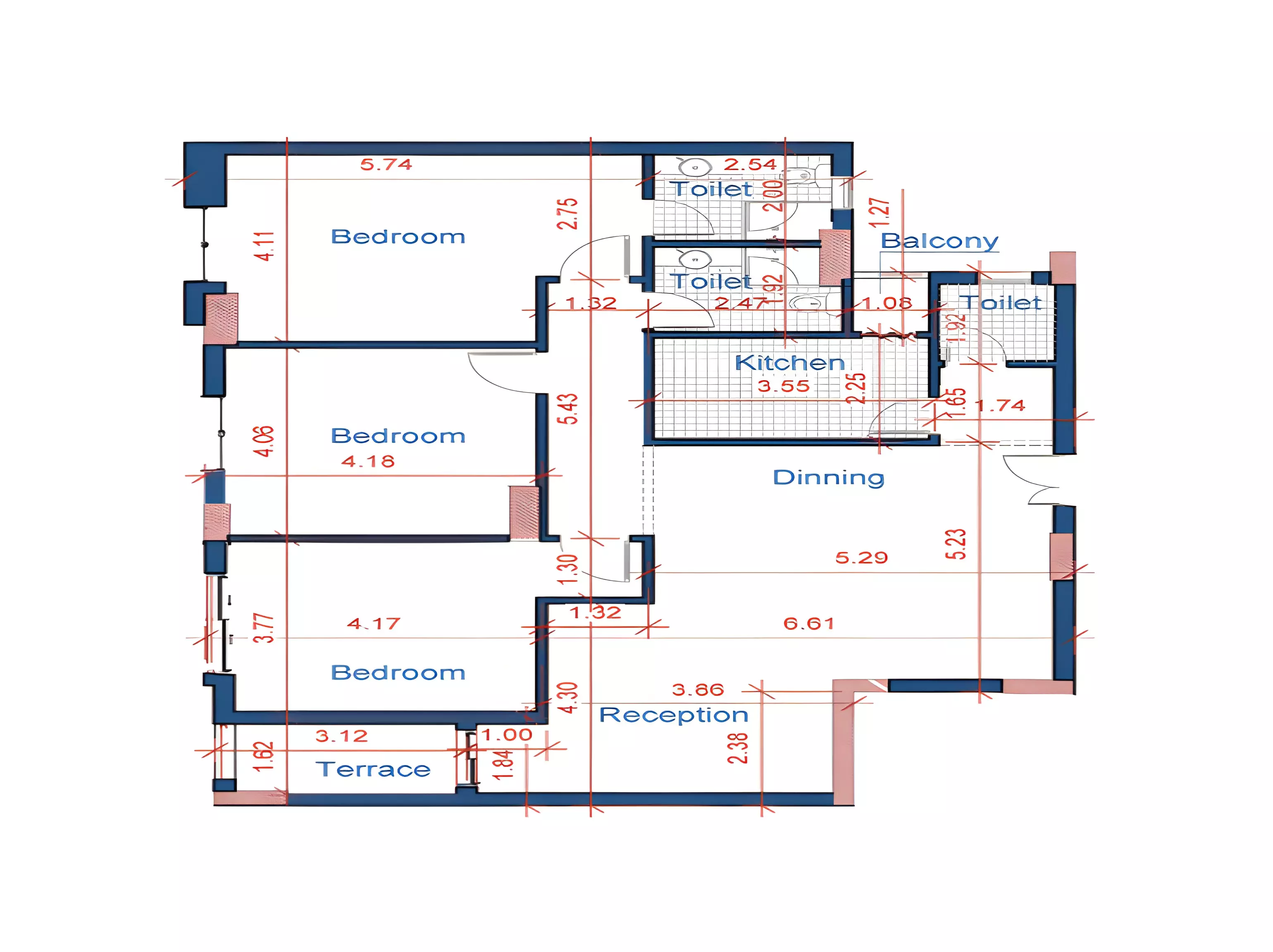 Unit floor plan image