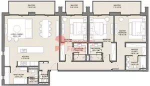 Jomana B7-Type B Level 2, 3 beds