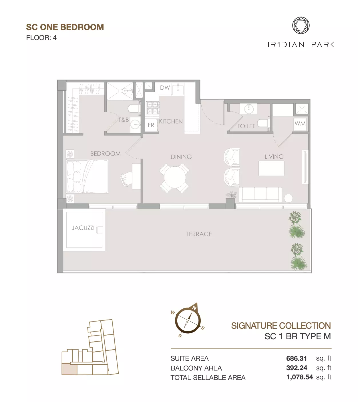 Unit floor plan image