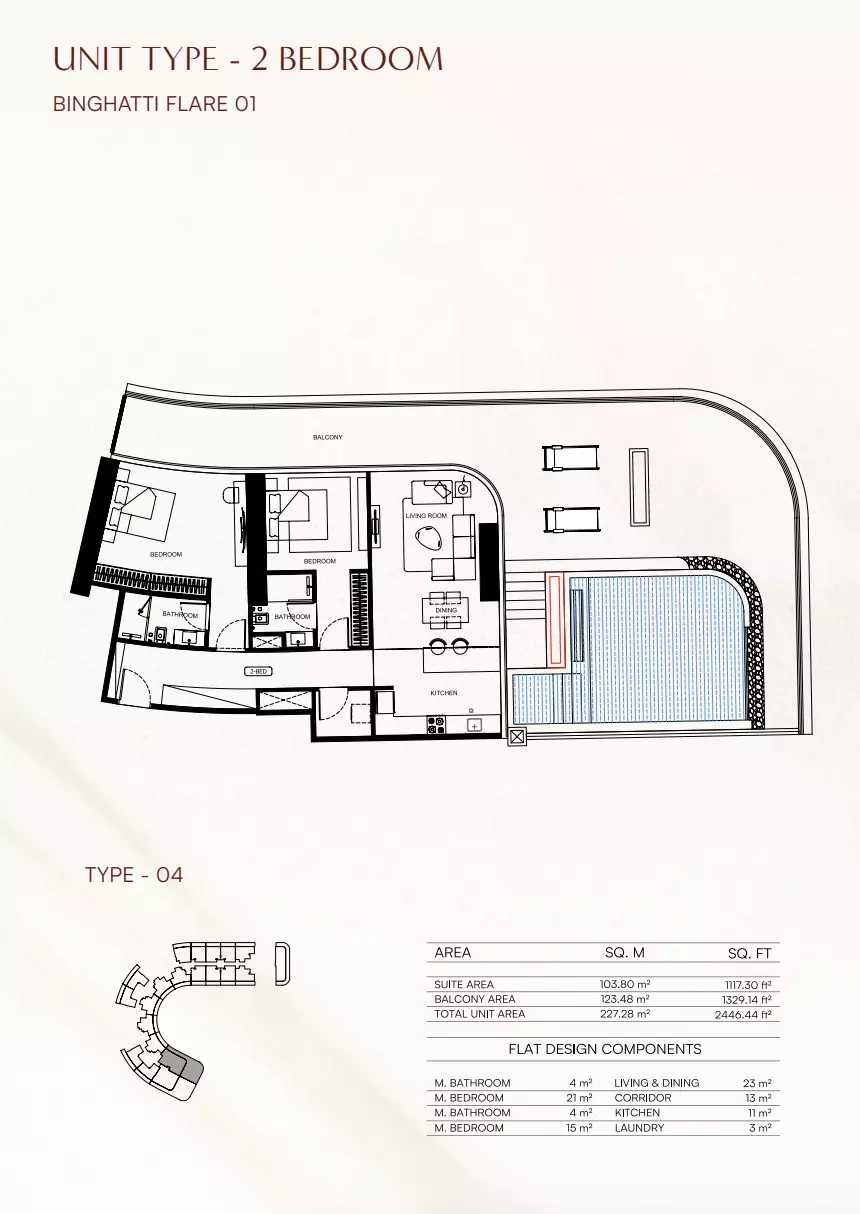 Unit floor plan image