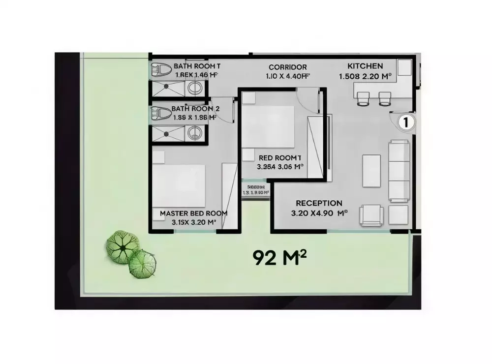 Unit floor plan image