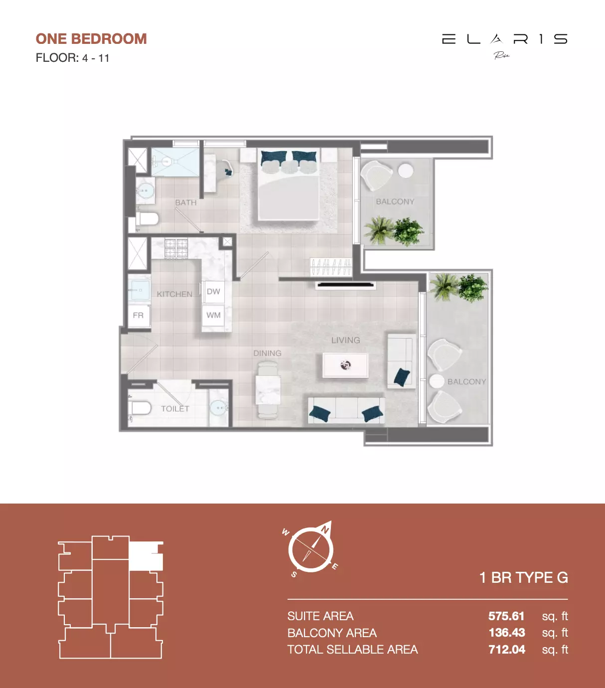 Unit floor plan image